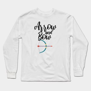 Archery arrow and bow Long Sleeve T-Shirt